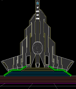 Bản vẽ Phần Kiến trúc đài tưởng niệm