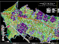 Bản vẽ Quy hoạch sử dụng đất TL 1-2000 phường Bình Chuẩn, TP Thuận An, Bình Dương