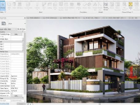 Bản vẽ revit biệt thự 3 tầng,Revit biệt thự 3 tầng,File revit biệt thự 3 tầng,biệt thự 3 tầng revit,Bản vẽ revit biệt thự