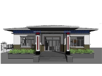 nhà cấp 4,nhà cấp 4 mái thái,revit nhà cấp 4,nhà cấp 4 file revit