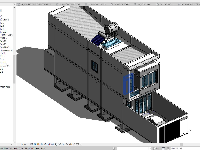 Bản vẽ Revit Nhà phố 2 tầng 5x23m đầy đủ hạng mục kiến trúc