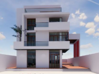 Bản vẽ Revit nhà phố 3 tầng 1 tum kích thước 8.5x16m