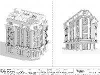 Bản vẽ Revit Nhà phố 5 tầng tân cổ điển 10.3x16.1m