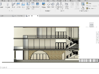 Bản vẽ revit phối cảnh quán cafe