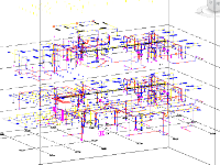 Điện căn hộ,revit mep căn hộ,file revit điện,shop điện revit,điên revit nhà 5 tầng