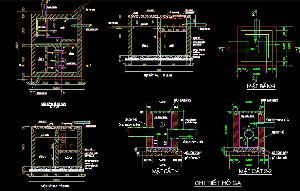 Bản vẽ sơ đồ cấp thoát nước nhà 3 tầng