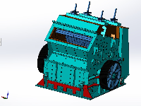 Bản vẽ solidworks máy nghiền PF-1315