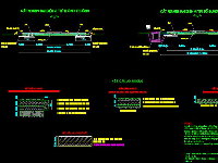Bản vẽ Sửa chữa nền, mặt đường, cống, rãnh dọc và ATGT trên tuyến ĐT