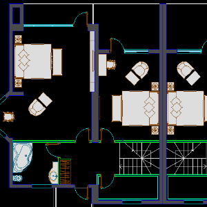 bản vẽ nhà ở,cad tách rời nhà,trong bản vẽ nhà