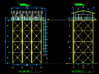 bản vẽ tháp nước,bản vẽ cad tháp nước,tháp nước bằng thép