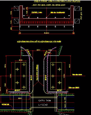 thi công cầu,bản vẽ thi công cầu vượt,biện pháp thi công,cấu tạo thi công