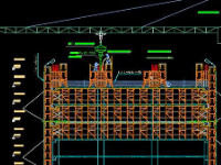 Bản vẽ thi công chống giàn giáo công trình xây dựng