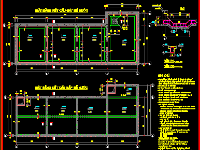 Bản vẽ thiết kế bể nước chữa cháy 220m3