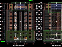 Bản vẽ thiết kế bệnh viện 9 tầng KT-KC