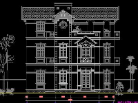 biệt thự 3 tầng,biệt thự đẹp,biệt thự 3 tầng kích thước 8.2m x 12.4m,biệt thự 3 tầng đẹp theo phong cách cổ điển,Bản vẽ thiết kế biệt thự 3 tầng đẹp