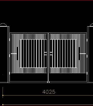 Bản vẽ thiết kế các mẫu cổng Hàng rào đẹp, đủ kích thước,cho dân chuyên dụng mẫu 7