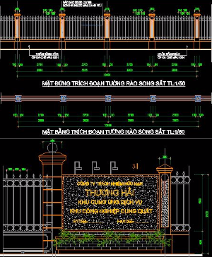 bản vẽ thiết kế,cổng đẹp,hàng rào đẹp,mẫu tường rào công ty,mẫu tường rào nhà văn phòng