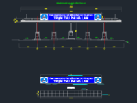 tram thu phi,ban ve cad ttp,cong tram thu phi,duong cao toc