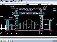 bản vẽ cổng trường học,cổng trường,cổng trường học,cổng trường mẫu giáo,bản vẽ cổng trường thpt,trường học