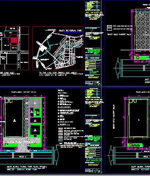Bản vẽ thiết kế đầy đủ nhà xưởng văn phòng công ty Gồm: Kiến trúc, Kết cấu, điện nước