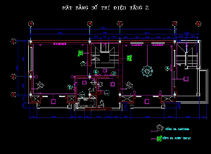 Bản vẽ Thiết Kế Điện cho nhà ở dân dụng 4 tầng
