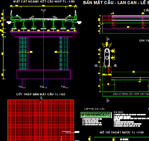 Bản vẽ thiết kế đồ án tốt nghiệp cầu Bà Lớn có kèm tài liệu thuyết minh