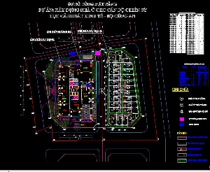 Bản vẽ thiết kế dự án công trình nhà ở cán bộ chiến sỹ cục cảnh sát kinh tế