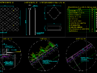 Bản vẽ thiết kế gia cố taluy bằng ô địa kỹ thuật Neoweb (Geocell)