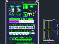 Bản vẽ thiết kế hoàn công chi tiết tủ điện PLC, tủ động lực, MCC (Motor Control Panel)