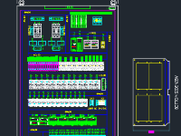 chi tiết tủ điện,file cad thiết kế tủ điện,bản vẽ tủ điện PLC,thiết kế tủ điện,bản vẽ tủ điện