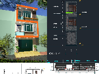 Bản vẽ nhà phố,nhà 3 tầng,3 tầng,nhà phố 3 tầng