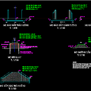 Bản vẽ Kênh Thủy Lợi,máng thủy lợi,thiết kế kênh thủy lợi
