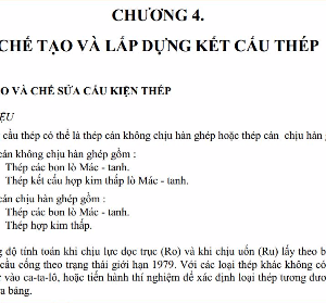 Bản vẽ thiết kế kết cấu chế tạo thép