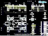 Bản vẽ thiết kế khuôn dập bằng Autocad