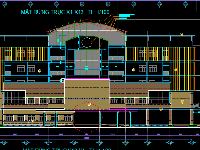 Bản vẻ thiết kế kiến trúc bệnh viện đa khoa KT (57mx84m)