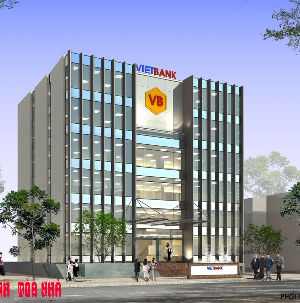 Bản vẽ thiết kế kiến trúc đầy đủ Ngân Hàng Việt Bank