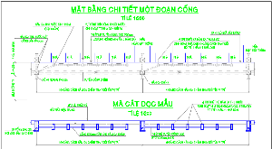 Bản vẽ thiết kế mẫu hầm ga và cống thu nước sinh hoạt