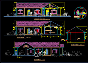 Bản vẽ thiết kế mẫu nhà thờ với phong cách hiện đại