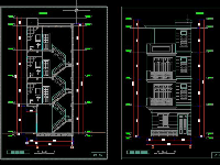 nhà 4 tầng,4 tầng,thiết kế nhà,Bản vẽ thiết kế nhà 4 tầng,Bản vẽ thiết kế nhà 4 tầng kích thước 5.4m x 5.7m