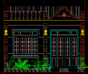 Bản vẽ thiết kế nhà cấp 4 – 1 tầng cho diện tích đất hẹp