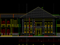 nhà công vụ,bản vẽ nhà công vụ 2 tầng,nhà công vụ 18x30m,cad nhà công vụ 2 tầng