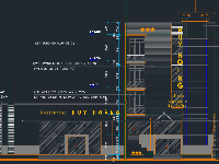 Bản vẽ thiết kế nhà hàng, khách sạn Huy Hoàng đầy đủ bản vẽ