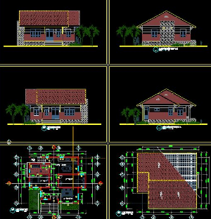 kiến trúc đẹp,nhà dân,nhà nông dân,mẫu nhà cấp 4,bản vẽ nhà cấp 4