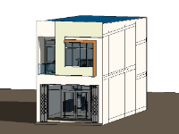 bản vẽ thiết kế nhà phố 2 tầng,bản vẽ revit nhà 2 tầng,bản vẽ nhà phố 2 tầng,Mẫu nhà phố