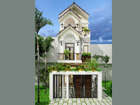 Bản vẽ thiết kế Nhà phố 3 tầng 5x14,5m (Hồ sơ thi công full kiến trúc, kết cấu, điện nước)