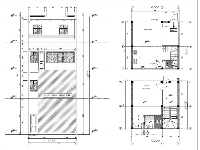 Bản vẽ thiết kế nhà phố 4 tầng 6x6m kiến trúc hiện đại