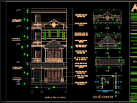 Bản vẽ thiết kế nhà phố 4 tầng,nhà phố 4 tầng 6.5x17.6m,nhà phố 4 tầng,4 tầng,nhà 4 tầng
