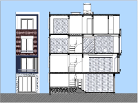 nhà phố 4 tầng 3.6x10.5m,Nhà ống 4 tầng hiện đại file cad,Bản vẽ autocad nhà 4 tầng đẹp,Thiết kế nhà phố 4 tầng