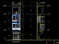 Bản vẽ thiết kế nhà phố 4 tầng KT 3.25x13.9m