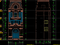 nhà phố 3 tầng,nhà phố đẹp,nhà tân cổ điển 3 tầng,Nhà phố 3 tầng 6.4x16m,bản vẽ nhà tân cổ điển 3 tầng